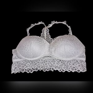 Gilly Hicks Sydney White Floral Lace Bralette